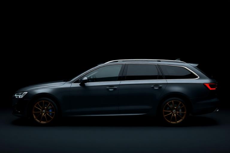 Mellomstor bil, eksempel Audi A4 Avant, VW Tiguan